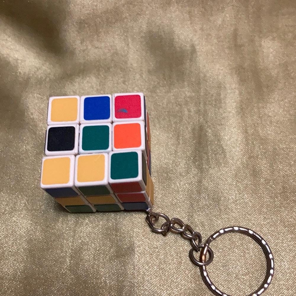 Mini Rubik’s Cube Key Chain - Picture 3 of 3